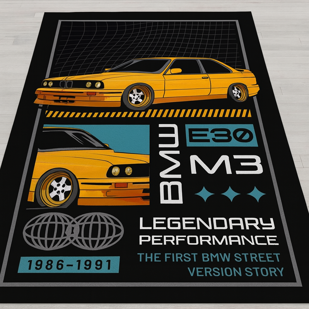 Alfombra Decorativas coches legendarios