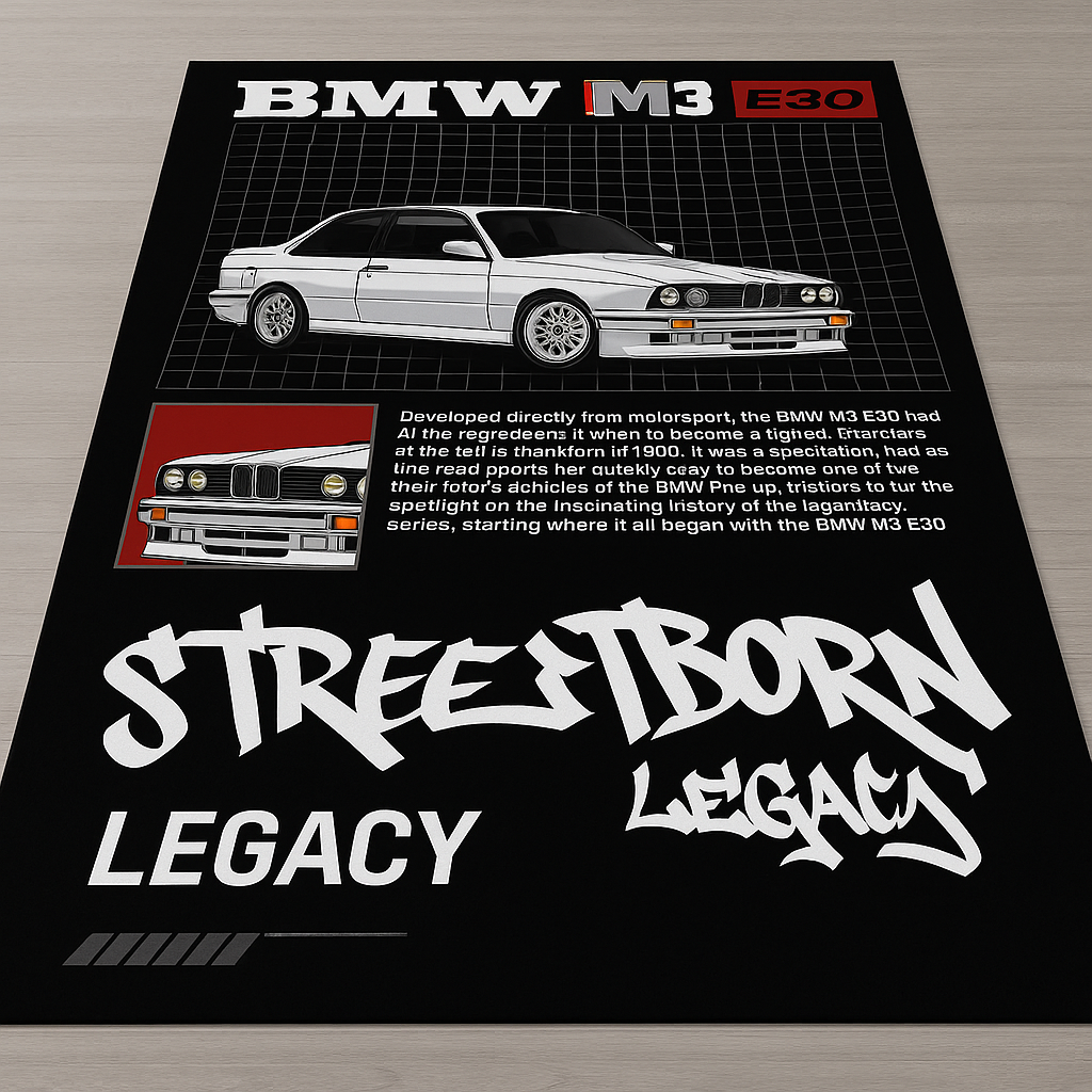 Alfombra Decorativas coches legendarios